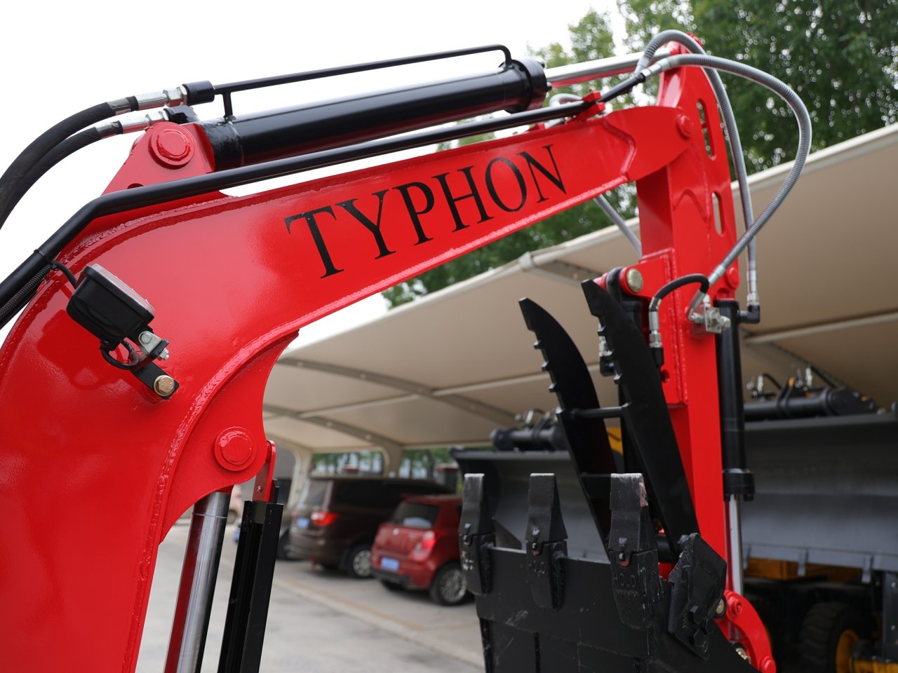 digging with a mini excavator