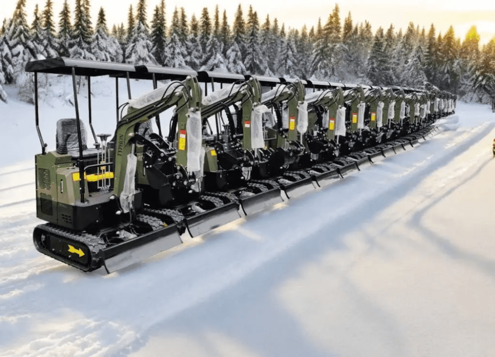 TYPHON TERROR XV STORM Mini Excavator – 1.05 Ton Trench Digger Engine USA - Image 5