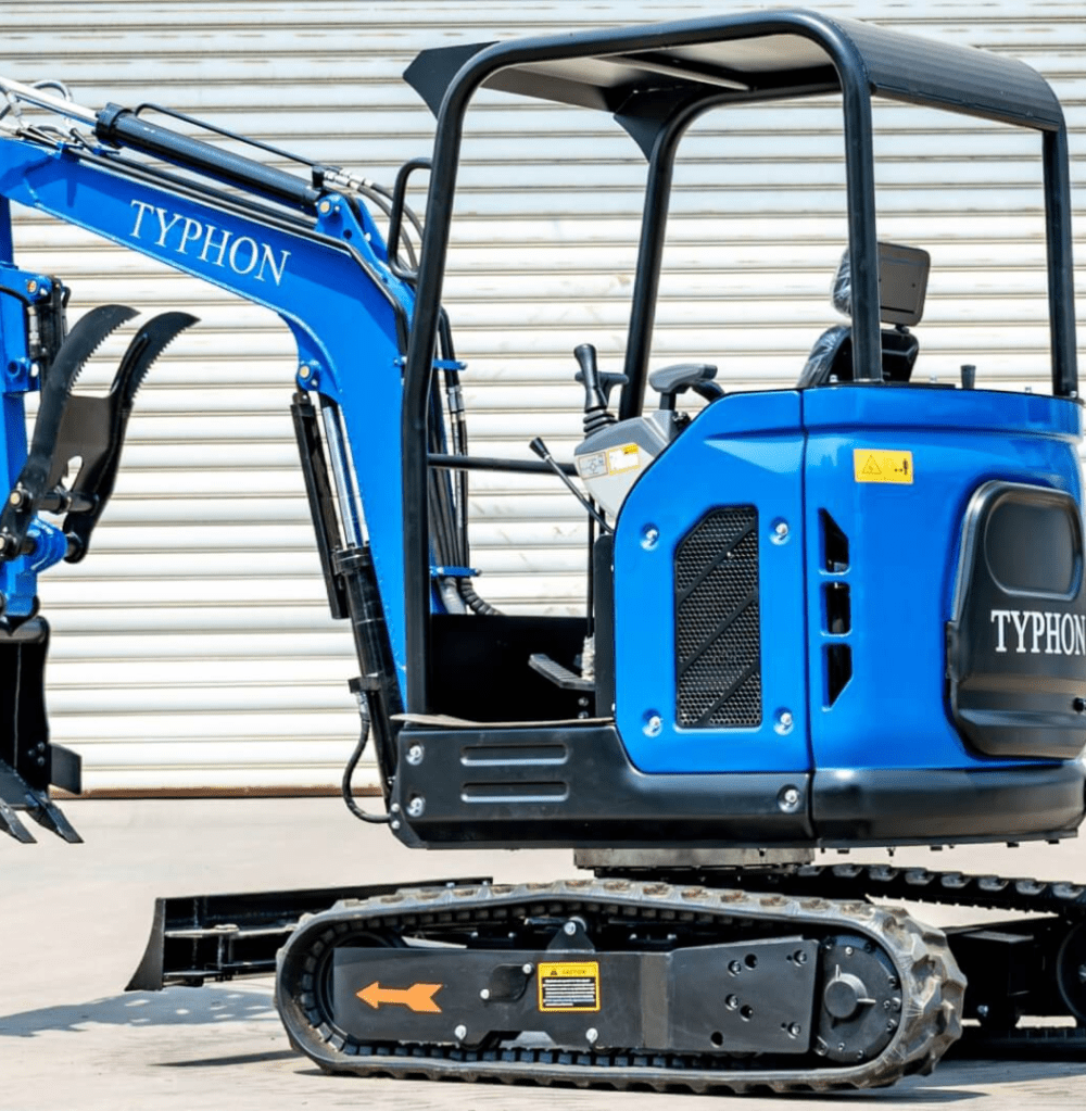 TYPHON TERROR X2 STORM Mini Excavator 2.5 Ton Diesel Kubota V1505 25HP Engine USA - Image 5