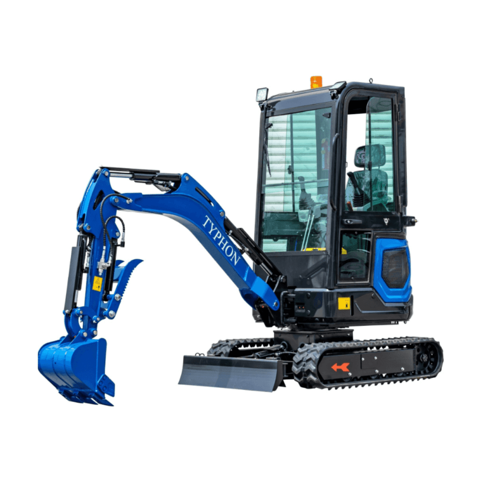 TYPHON 18 FLEX PRO 1.8 Ton Mini Excavator USA with 12 attachments - Image 6