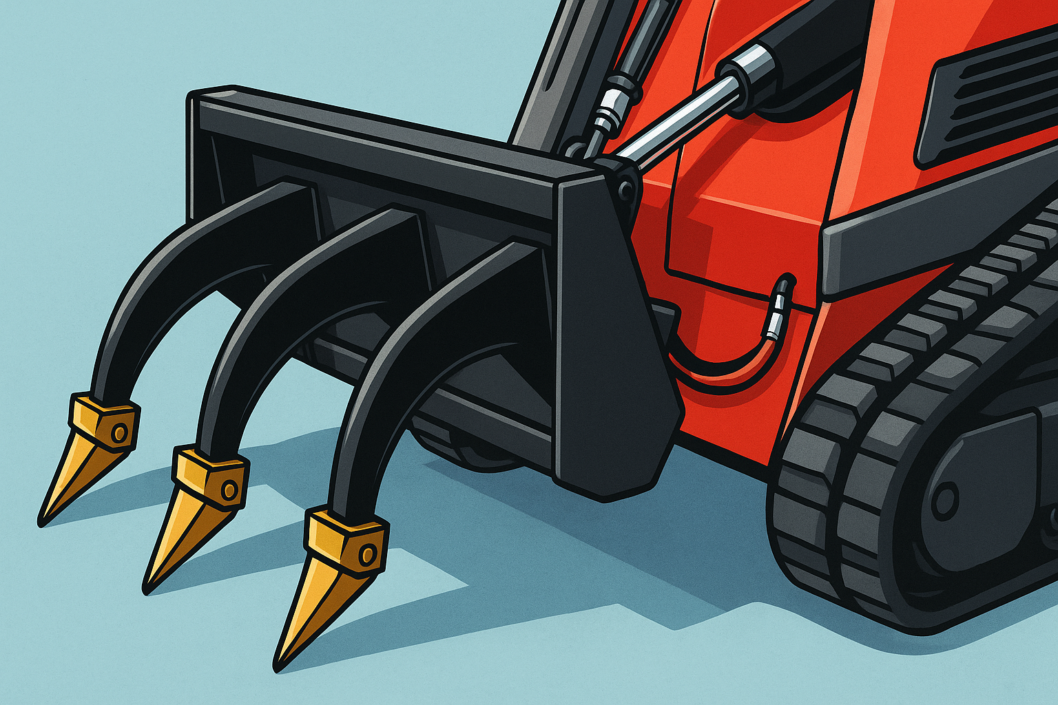 Skid Steer Ripper Attachment