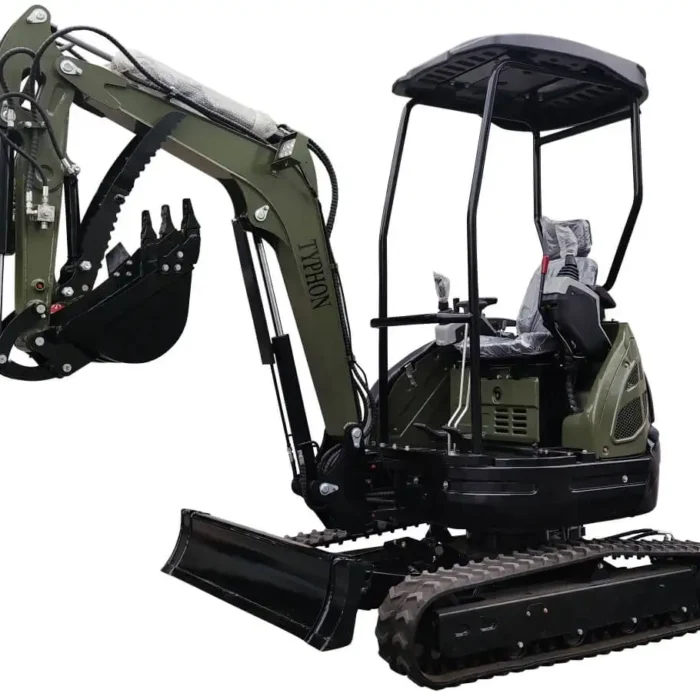 TYPHON TERROR XXV 2.5 Ton Mini Excavator w 2.5 Ton 25.1hp Kubota D1105 Diesel Engine