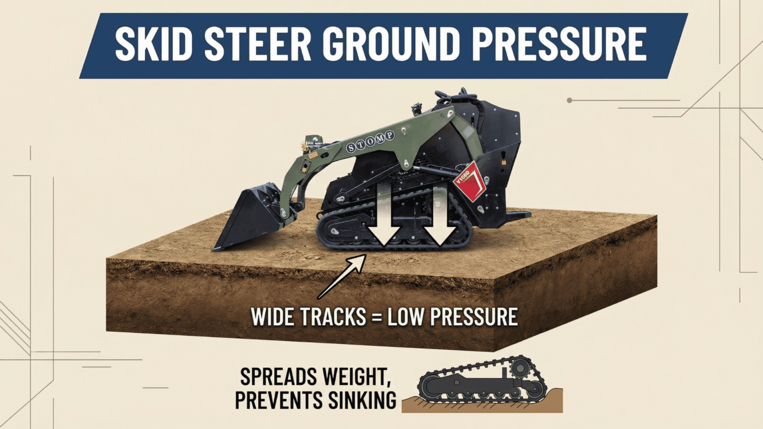 Skid Steer Ground Pressure on Soft Soil: A Complete Guide