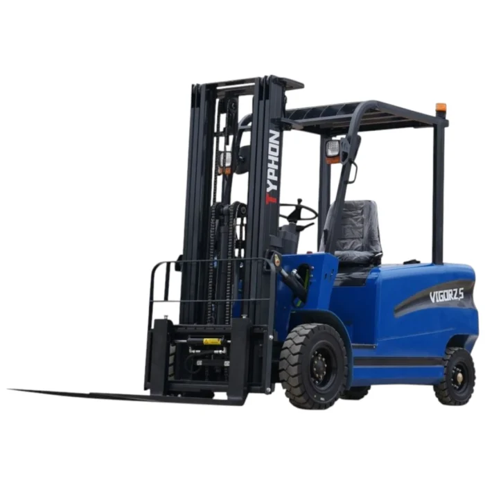 New 2025 TYPHON VIGOR 2.5 Blue Electric Forklift 2.5 Ton Lifter Lift Truck Jitney Hi-Lo