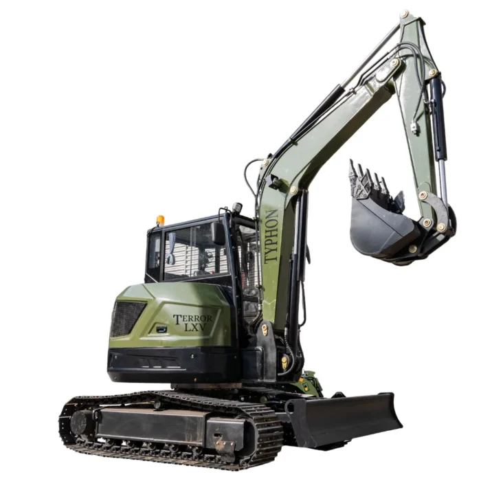 TYPHON TERROR LXV 6.6 Ton Excavator Kubota V2607 56.9HP AC/Heater Cabin Boom Swing