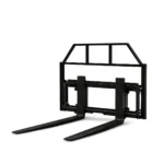 TYPHON Skoop Hydraulic Pallet Fork Attachment for Wheel Loader 43 Inch 11.1 GPM