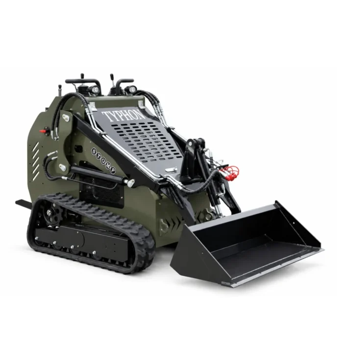 TYPHON STOMP 502 PRO Mini Tracked Skid Steer – 22.1 HP Honda GX690 & 10.6 GPM Hydraulics