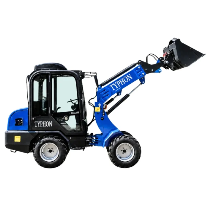 TYPHON Telescopic SKOOP Wheel Loader Cabin Version Kubota D1105 Diesel Engine 1 Ton Max Load Capacity AC & Heater Cabin